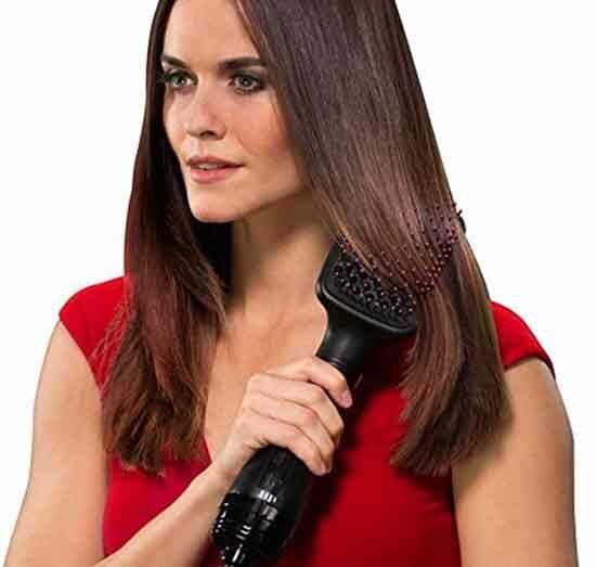 SPAZZOLA ELETTRICA ASCIUGACAPELLI PHON E LISCIANTE 2 in 1 PROFESSIONALE MNY-512