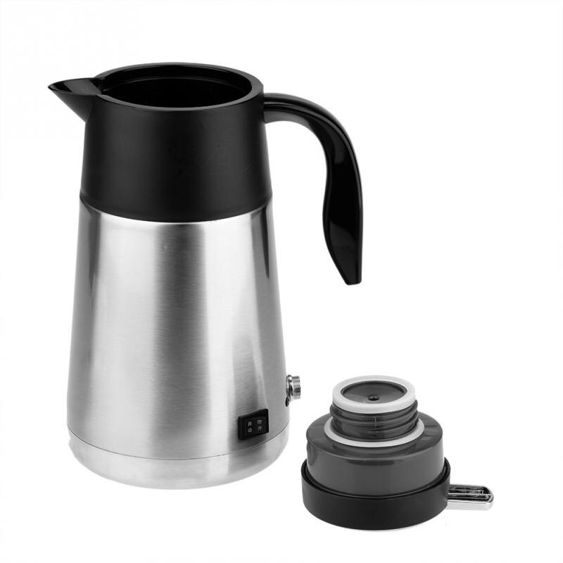 1300 Ml Rvs Elektrische Waterkokers Auto Thee Koffie Pot Keuken Waterkoker Verwarming Ketel 12/24V