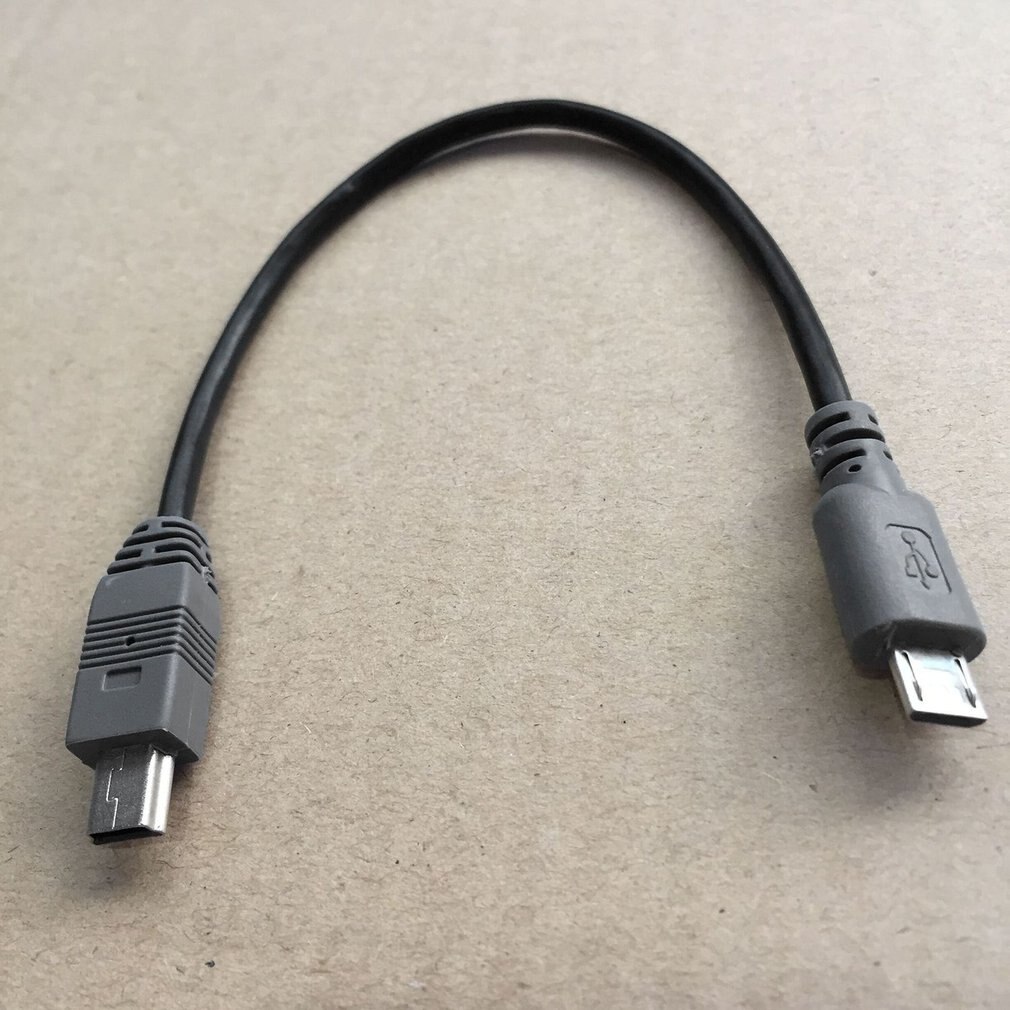 20cm Micro USB to Mini USB OTG Cable Male to Male Converter Adapter Data Charging Mini 5-pin USB Extension Cable