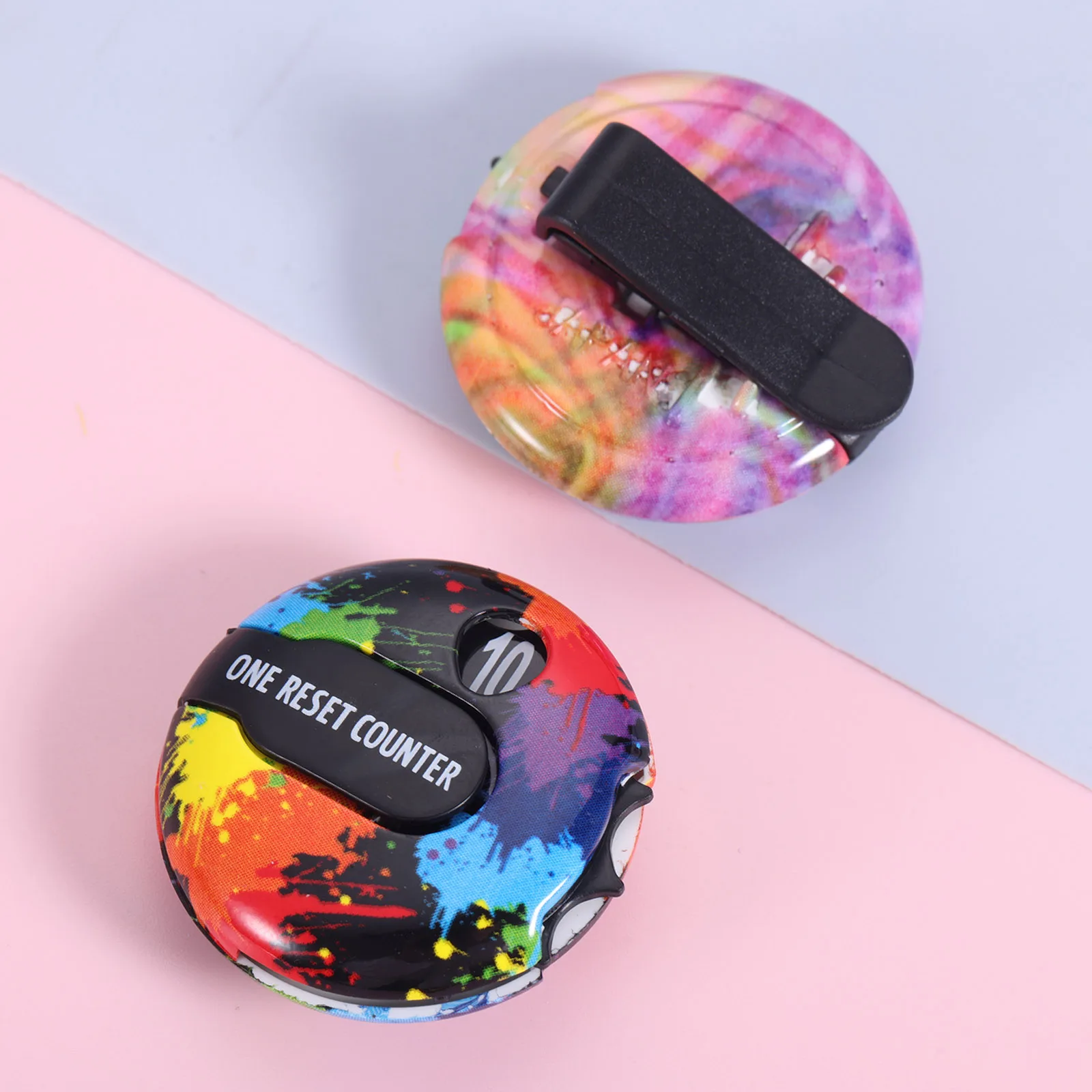 Contador de trazo de puntuación de Golf con Clip de sombrero portátil, Clip de reinicio de un toque en sombrero/guante, registro de puntuación de juego de hasta 12 golpes, 3cm, 1Pc