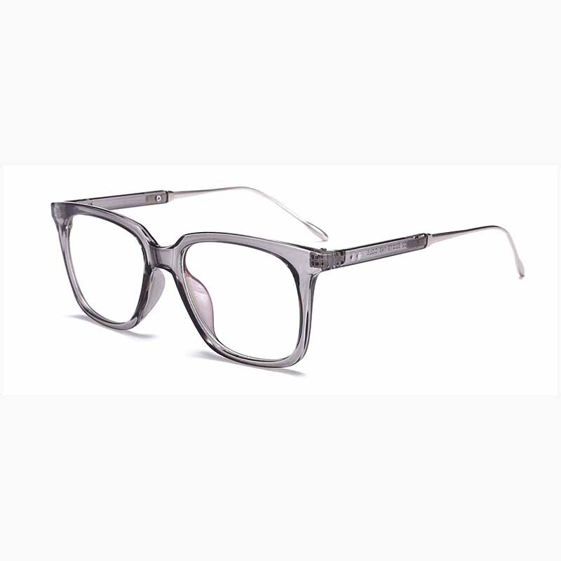 Gafas graduadas con montura cuadrada para hombre y mujer, anteojos con montura cuadrada, Retro, de leopardo, grandes, óptica: 5
