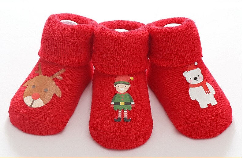 Goocheer 0-18Months Peuter Baby Meisje Jongen Kerst Mode Winter Anti-Slip Sokken Slipper Schoenen Laarzen Eerste Wandelaars