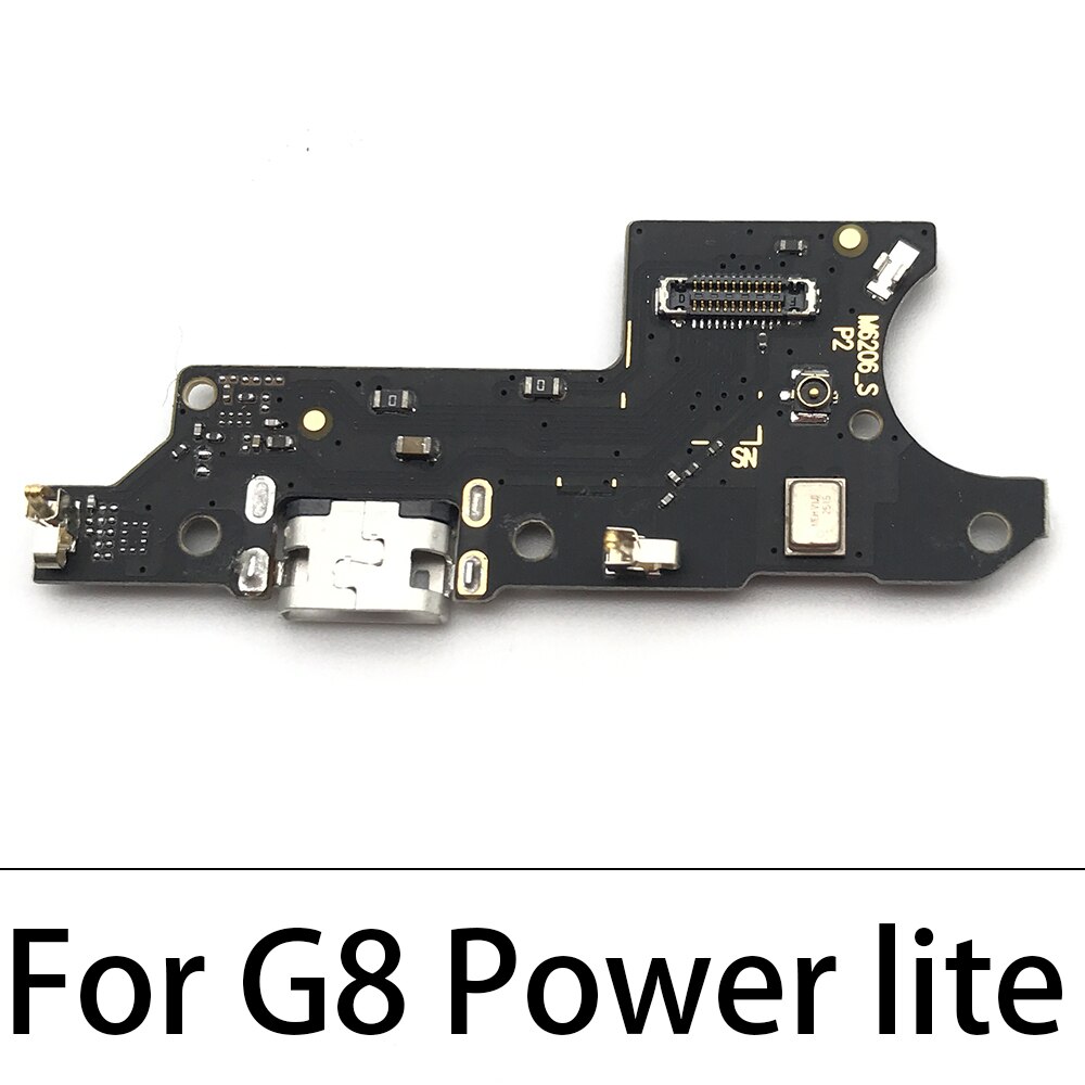 Dock Connector Charging Charger Port Board For Motorola Moto G5 G4 G6 G7 G8 G9 Play Plus One Macro Hyper Power USB Flex Cable: G8 power Lite