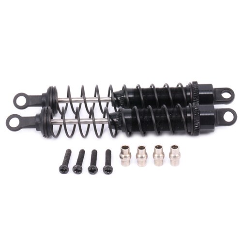 Alloy 96mm Front & Rear Shock Absorber Oil Filled Damper For Rc Model Car 1-12 Wltoy 12428 12423 0016 0017 Truck Short parts: Black