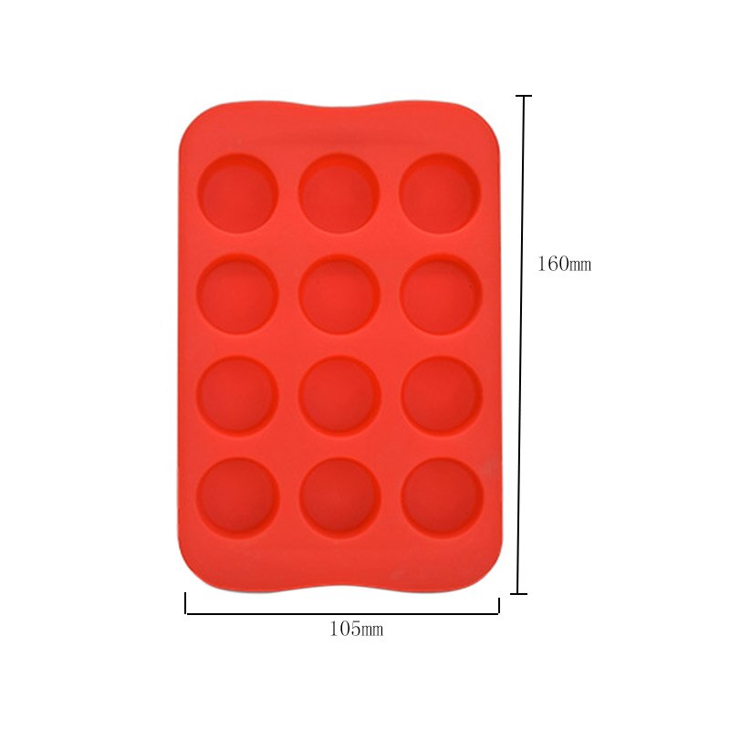 Ice Cube Tray Food Grade Silicone Mold Chocolate Mould 12 Grids Soft Ice Maker Jelly Pudding Mould Ice Cube Maker