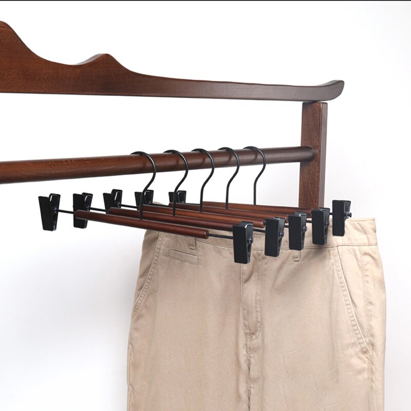Metal Wood Clothes Hanger Organizer Closet Wooden Coat Pants Hangers for Clothes Kledinghangers Kleding Wetsuit Hanger Rack