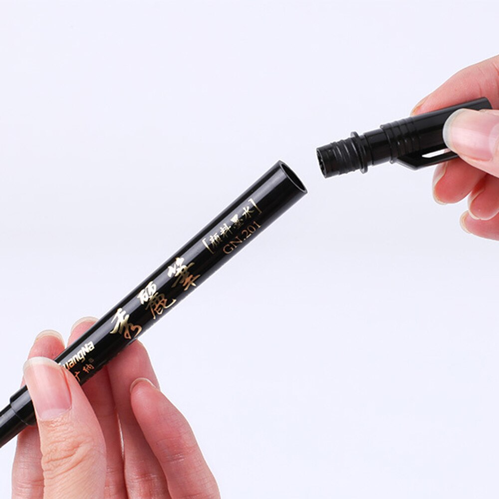 Calligraphy Pen Set Fine Liner Tip Medium Brush Pens For Signature Drawing Hand Lettering School Album Art Supplies