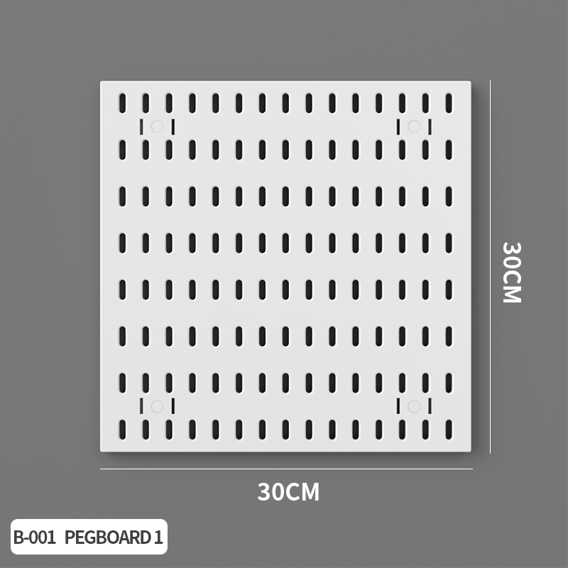 Pegboard Werkzeug Zubehör Mauer montieren Regal Anbindung Gremium Werkbank Haken Gestell Anzeige Stand Plastik Lager organizer Bausatz Pro Garage: Licht Grau