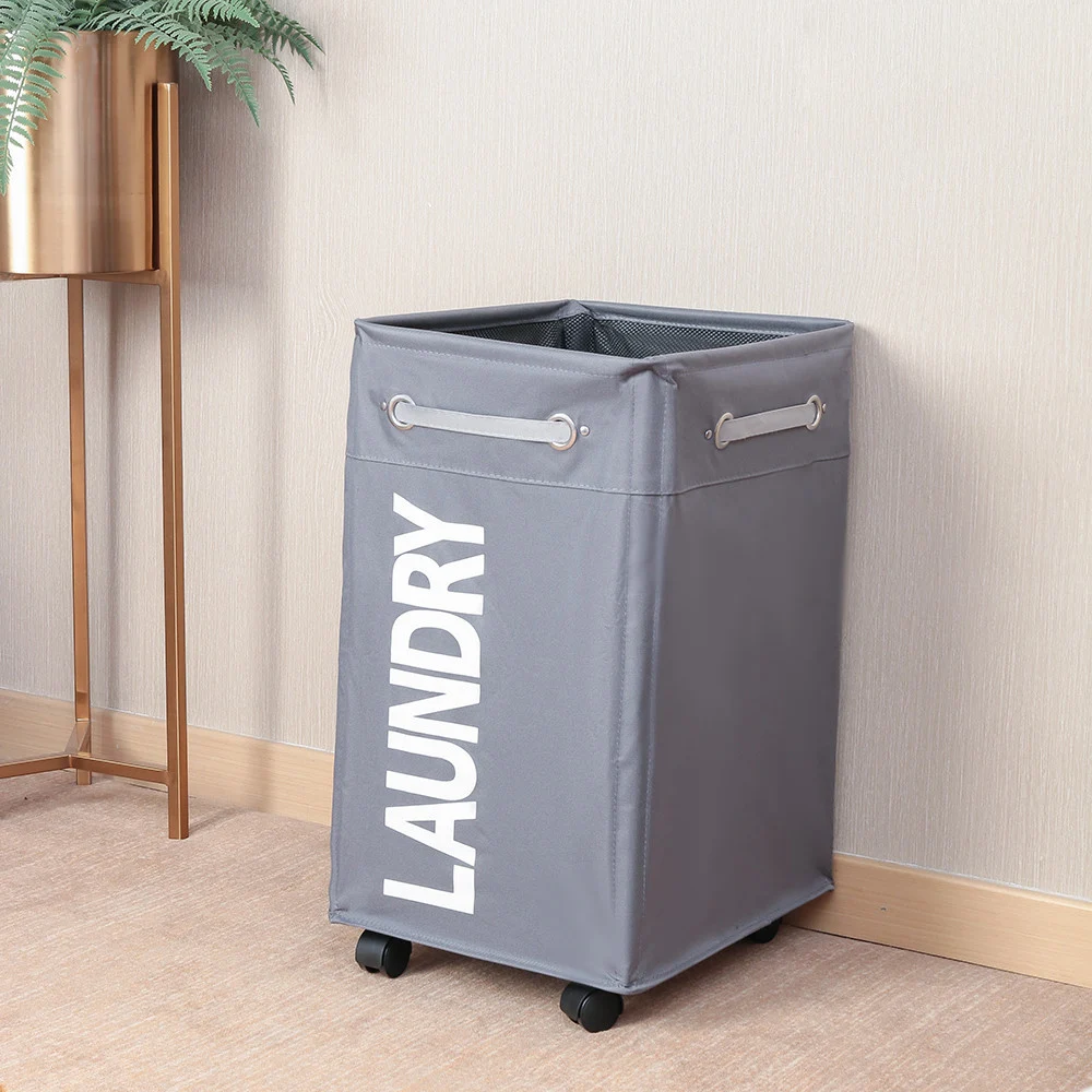 Optish 90L Rolling Laundry Basket With Wheels, 29 IN Hamper