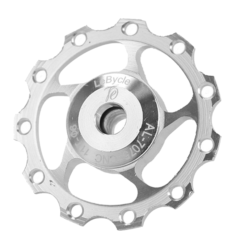 Track Pulley for Rear Wheel, Bearing and Pulley Guide for Mountain Bike, Road Bike, 11T, 13T,15T