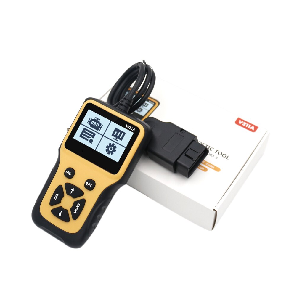 LCD Display Auto OBD Code Reader Fahrzeug OBD2 Scanner Tester Automotive Diagnostic Tool mit Backlit