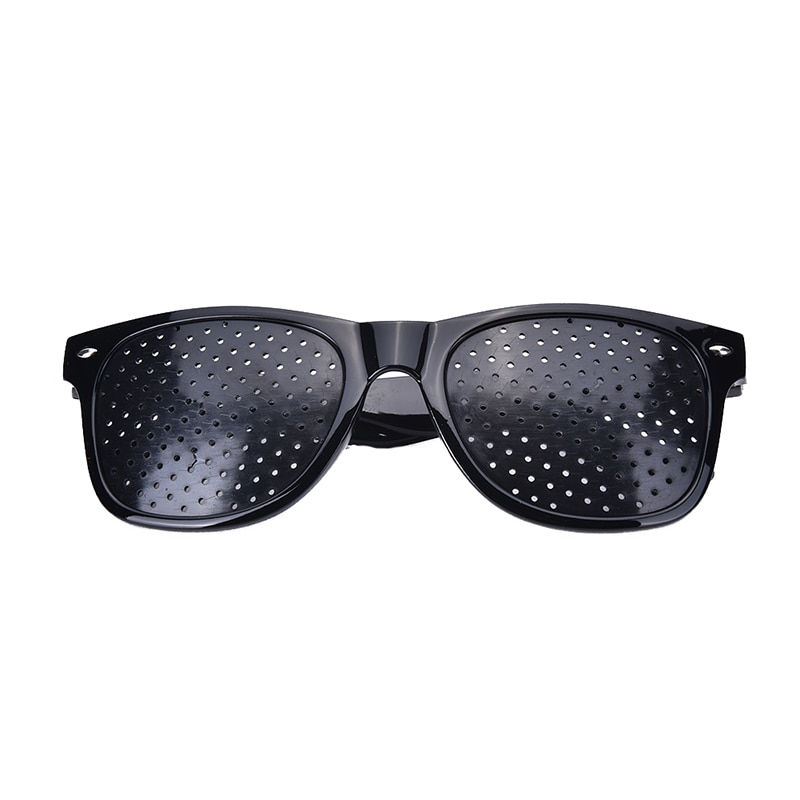 Hnkmp Black Unisex Vision Care Pengat Brillen Bril Eye Oefening Gezichtsvermogen Te Verbeteren Plastic En Goedkoop