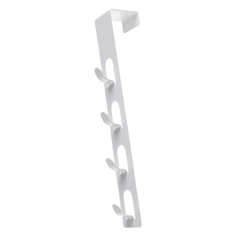 Door Back Coat Hook: White / 1pcs