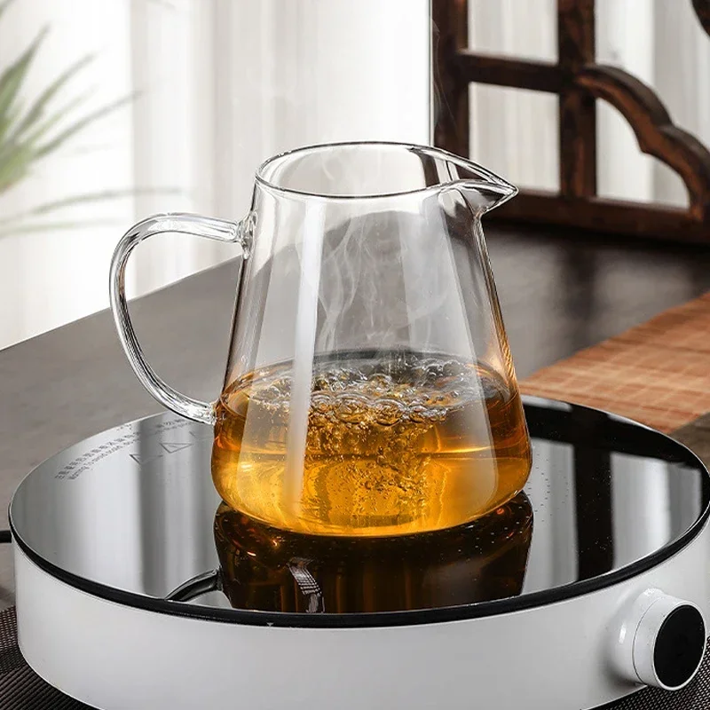 Heat Resistant Glass Teapot for Induction Cooker Tea Kettle With Stainless Steel Strainer Infuser Kung Fu Teawear Glass Teapot