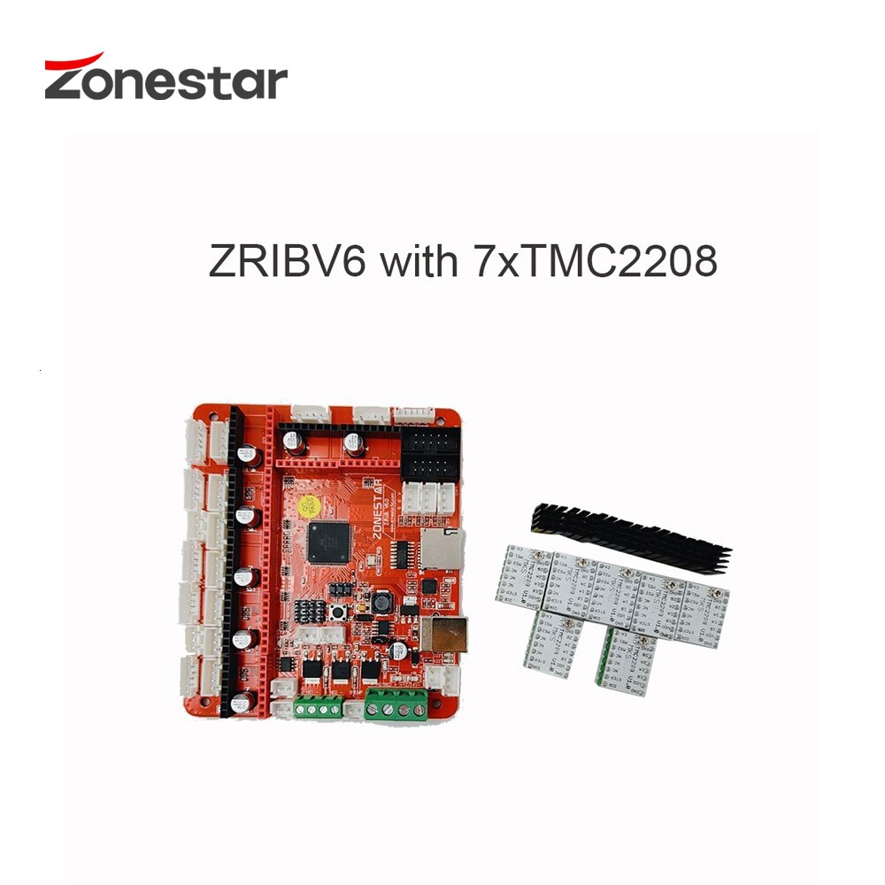 ZONESTAR ZRIBV6 tablica sterownicza robić drukarki 3D płyta główna kontroler kompatybilny z rampy V1.4 ATMEGA2560 cztery wytłaczarki