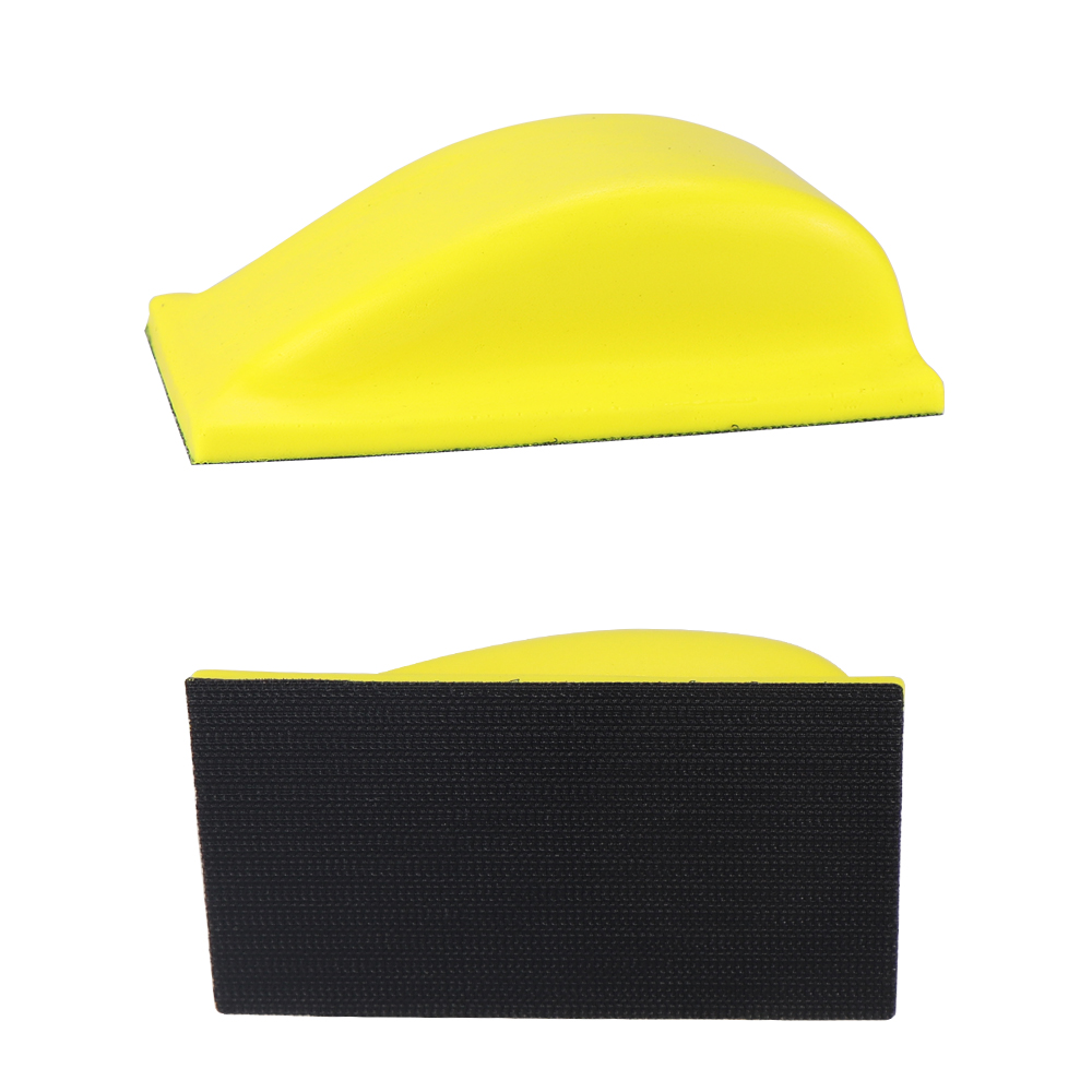 Slipeskiveholder sandpapirunderlag poleringspute håndslipekloss pu-skum slipeskive