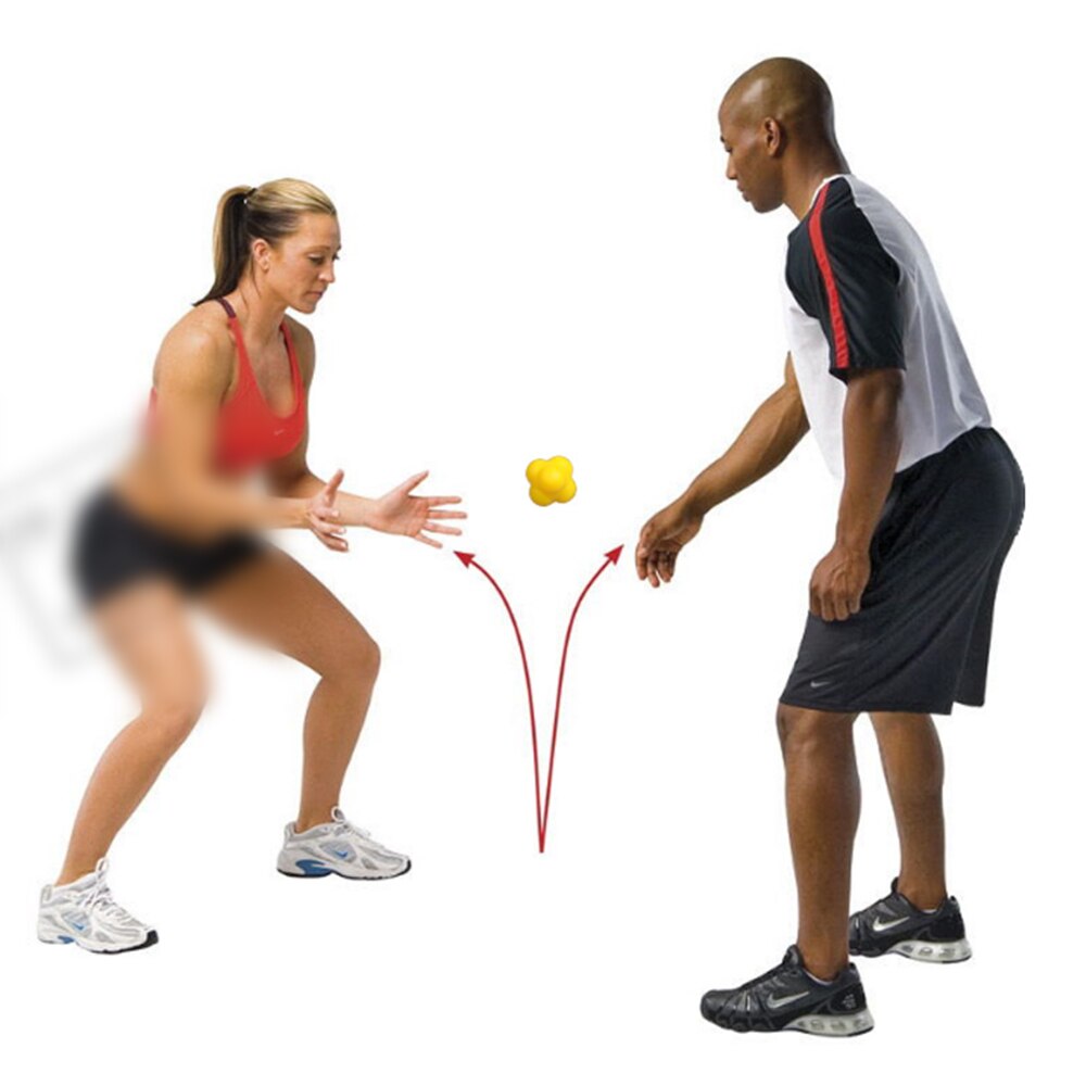 Reaktion Ausbildung Ball Basketball Pyramide Zufällig prallen Sport Schnelle Geschwindigkeit Agilität Koordination ÜSpund Baseball Fitness trainieren
