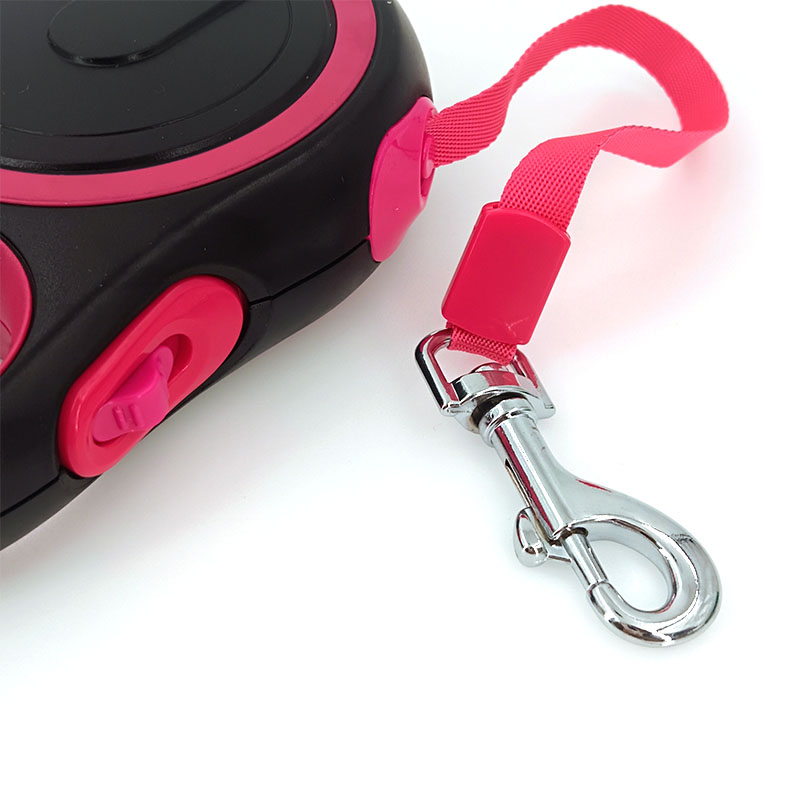 Correa larga y fuerte para perros grandes, correa de nailon duradero, retráctil, para caminar, correa de cuerda de perro extensible automática
