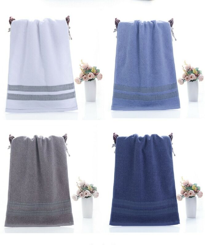 Zachte katoenen badhanddoeken voor volwassenen, absorberende badstof, luxe handbad, strandlaken, volwassen, mannen, vrouwen, basishanddoeken