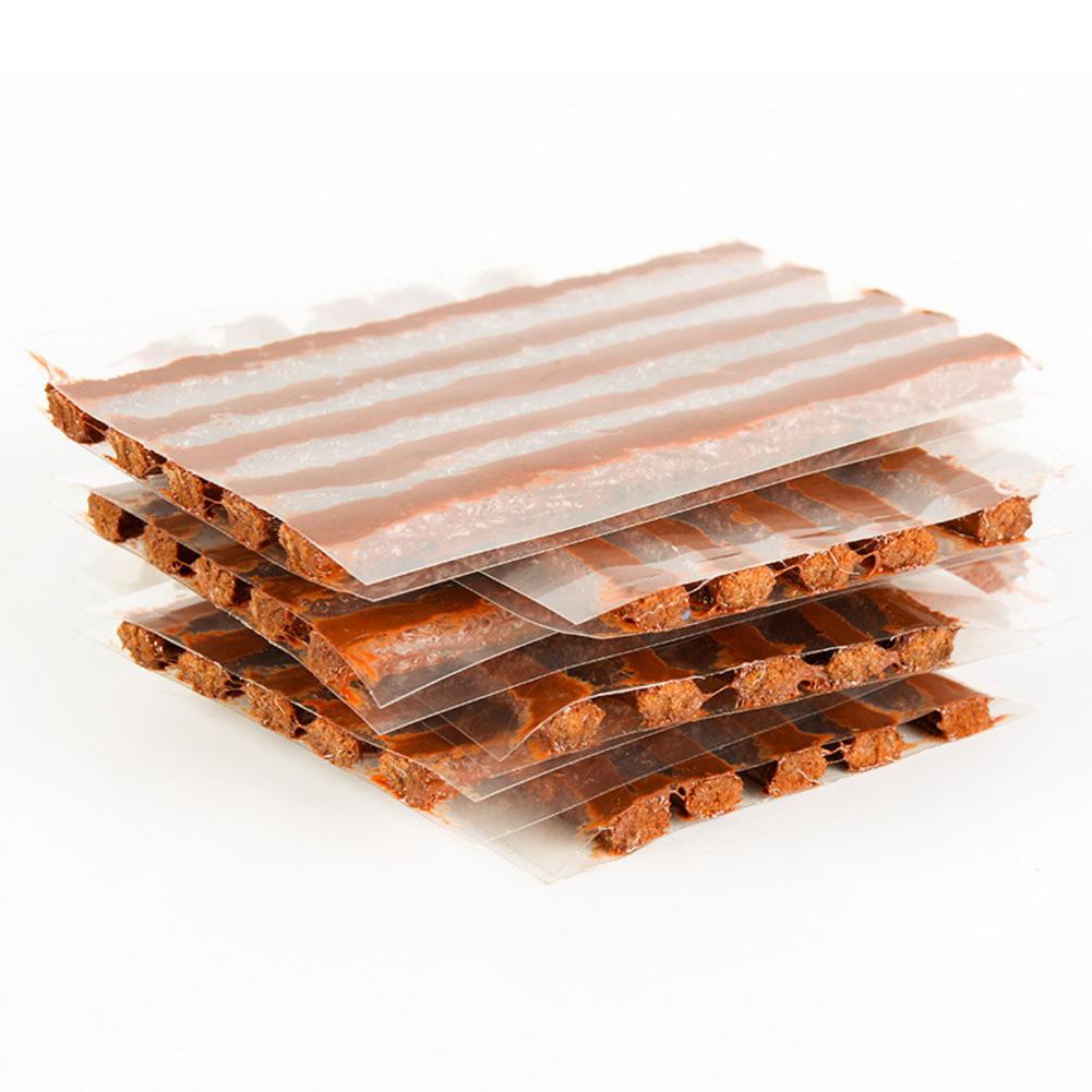 10Pcs Auto Banden Reparatie Strip Band Pees Rubber Strips Vacuüm Band Reparatie Tools 10*6Cm