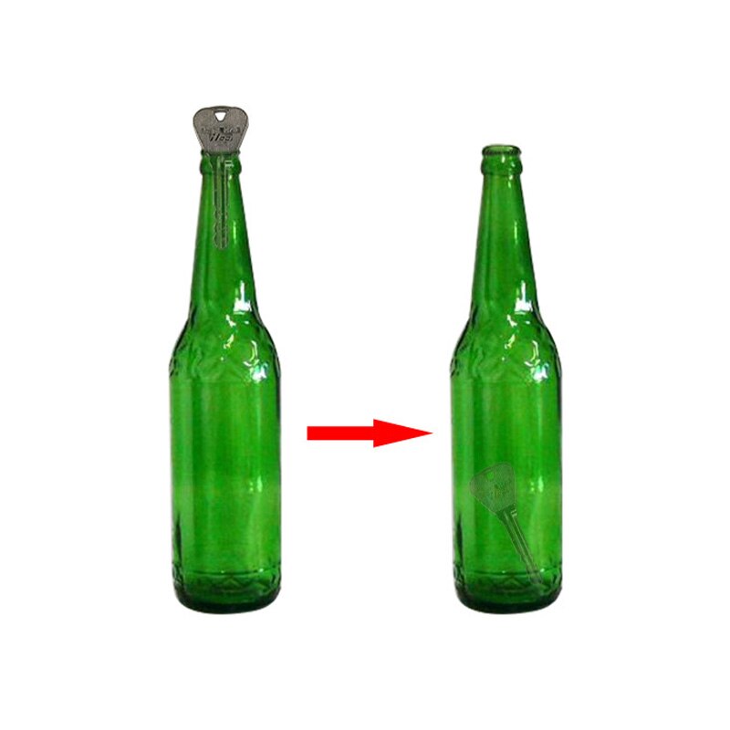 2 Stks Magic Speelgoed Vouwen Toetsen Door De Fles Of Ring Door De Magic Vaardigheden Magic Props Prank Trick Fun Speelgoed