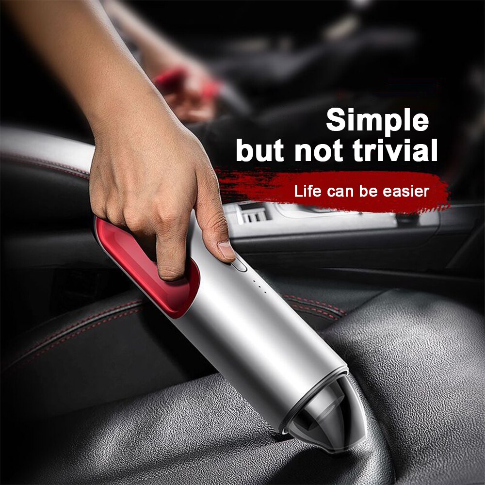 Wireless Car Vacuum Cleaner Cordless Handheld Auto Vacuum Home Car Dual Use Handheld Mini Vacuum Cleaner With Built-in Battrery