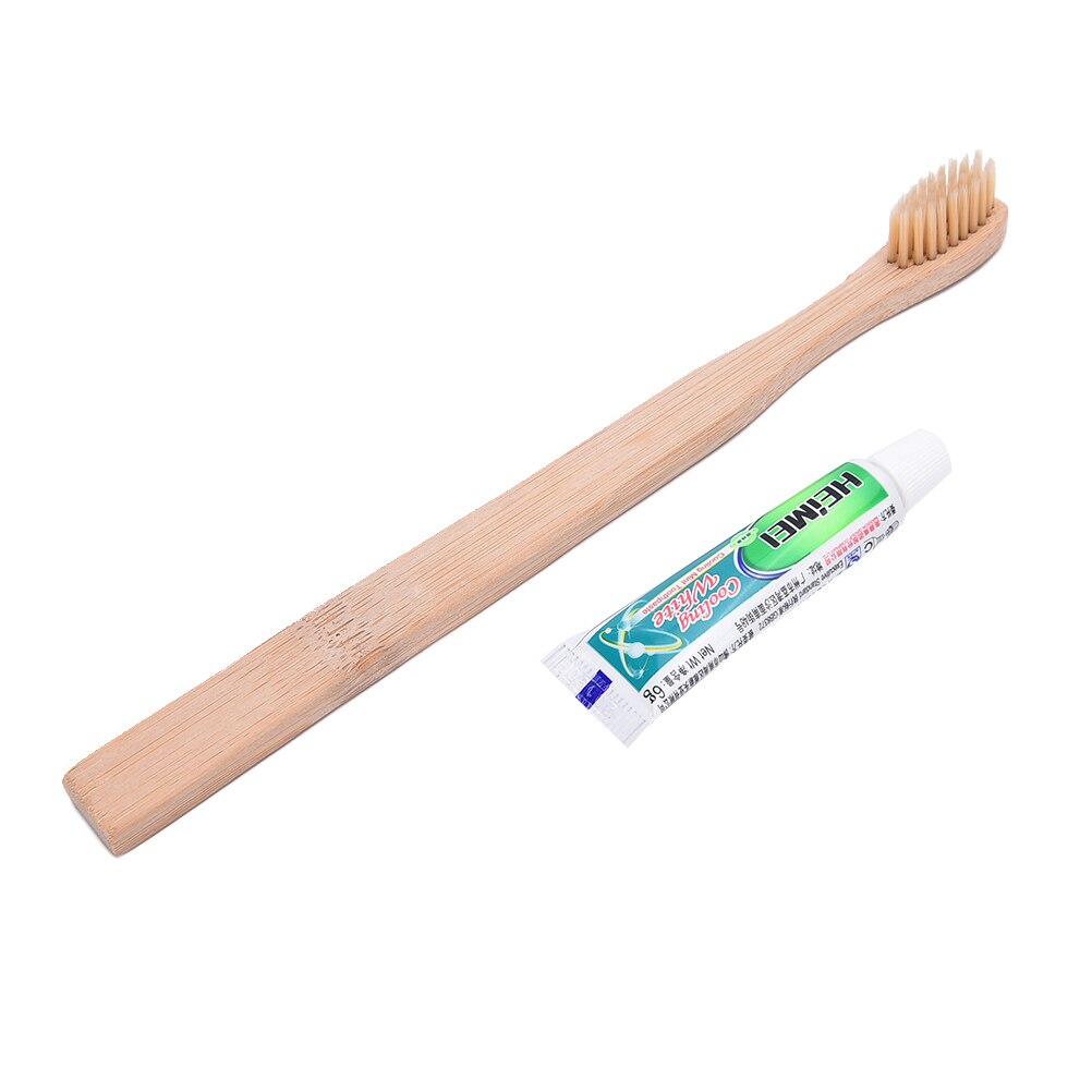 Adult Toothbrush Bamboo Toothbrushes Medium Soft-bristle Capitellum Bamboo Fibre Wooden Handle Bathroom Accessories