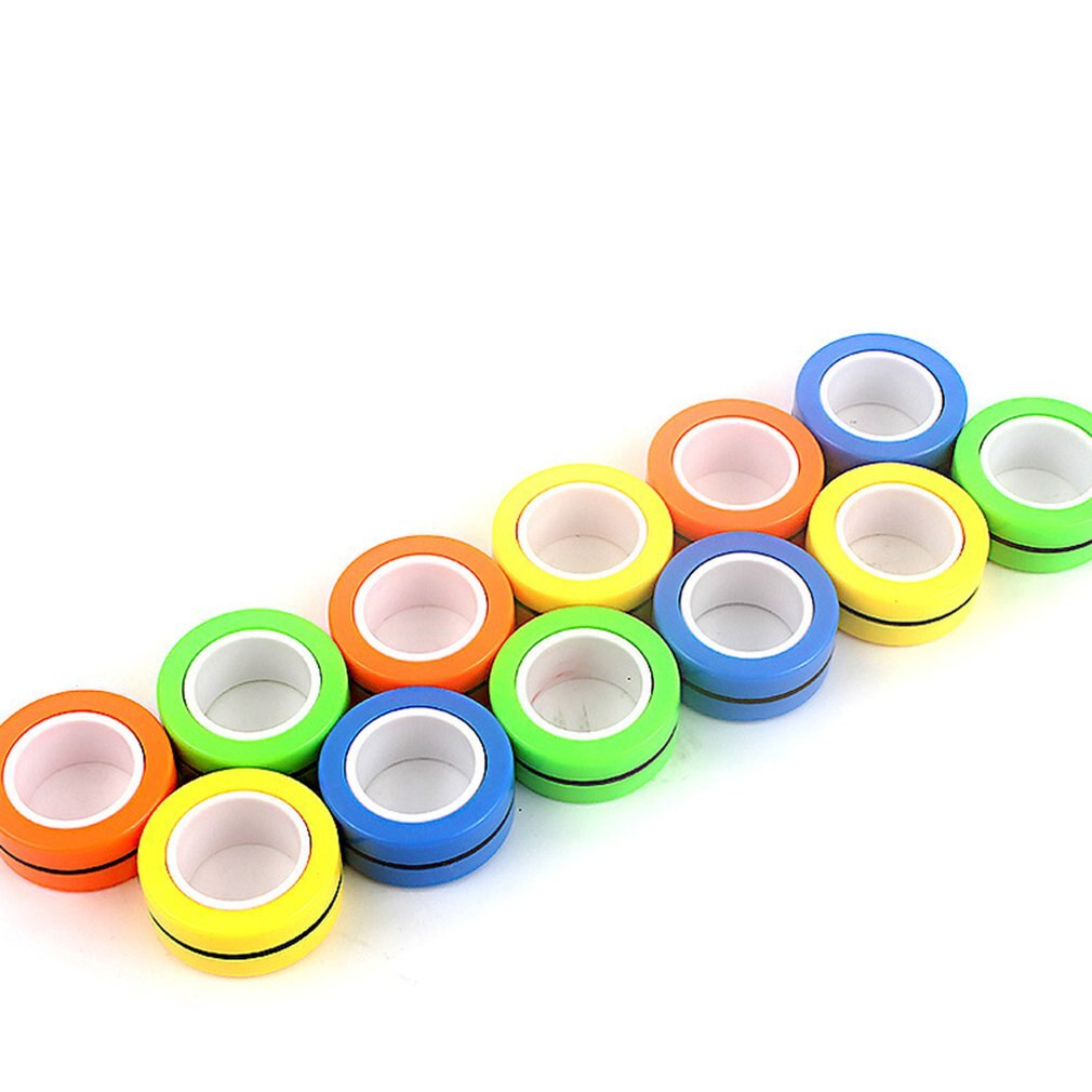 Stress Relief Magnetische Ringen Anti-Angst Magnetische Armband Ring Unzip Speelgoed Magic Ring Props Gereedschap Kids Volwassenen Beste Cadeau