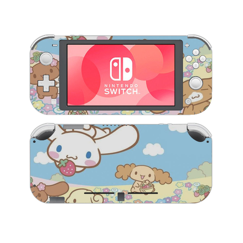 Pegatinas de piel de dibujos animados para Nintendo Switch Lite Anime pantalla piel etiqueta de protección Cinnamoroll perro Melody Sailor Moon