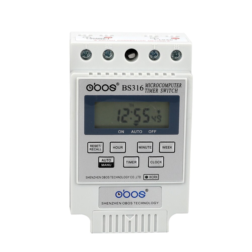 timer 12 volt digital timer with 10 times on/off per day /weekly time setting range 1min-168H time set range