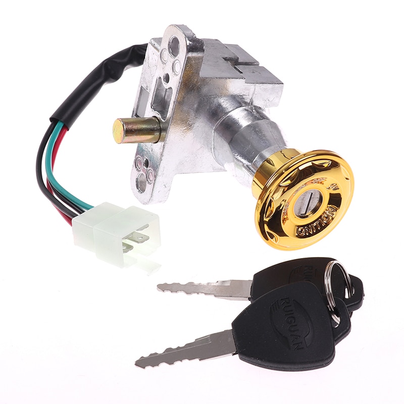 Hoge Prestaties Universele Batterij Mini Slot Met 2 Sleutels Voor Motorfiets Elektrische Fiets Scooter E-Bike Elektrische Lock