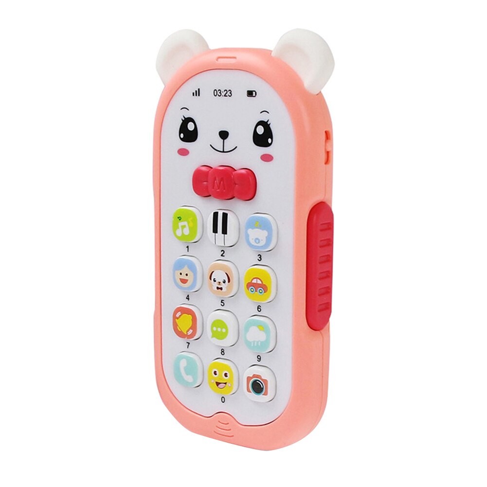 Kinderspeelgoed Mobiele Telefoons Licht Muziek Simulatie Mobiele Telefoons Comfort Muziek Multifunctionele Baby Educatief Lichtgevende Speelgoed: A