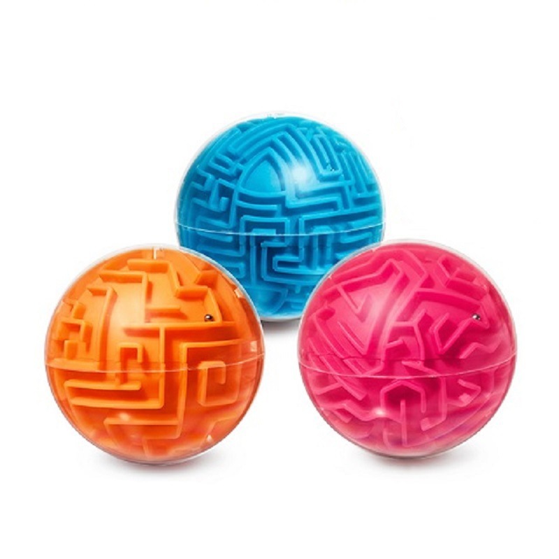 Kinderen Doolhof Fans Uw Sterkste Hersenen 3D Magic Puzzel Doolhof Bal Pocket Balance Ball Game Drie Moeilijkheid Unisex