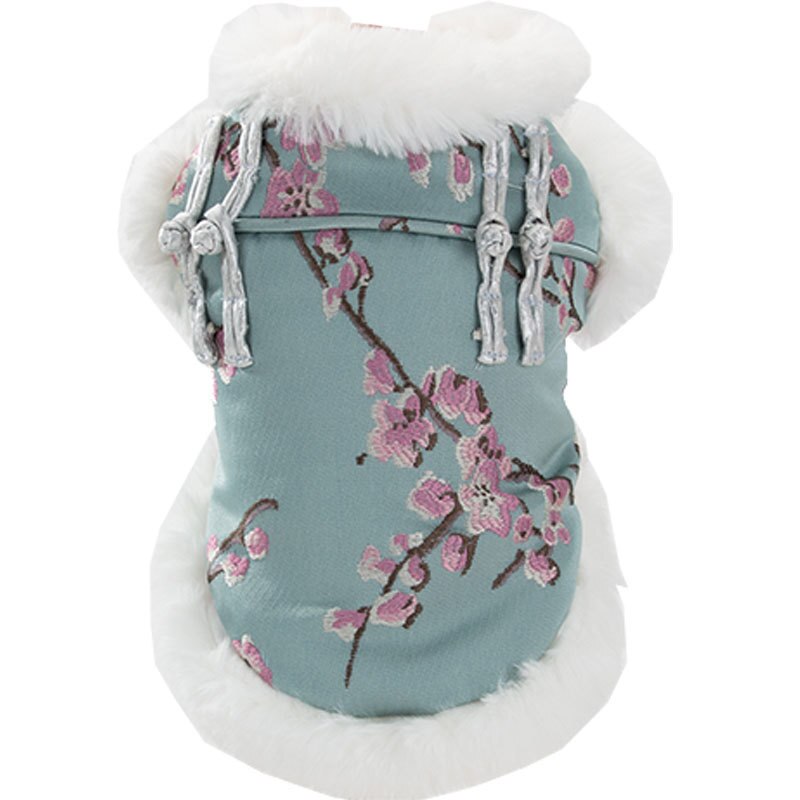 Chinese Jaar Hond Kleding Huisdier Tang Pak Cheongsam Winter Hond Kleding Jas Outfit Kat Kleding Chihuahua Yorkshire Pet Apparel: XXL