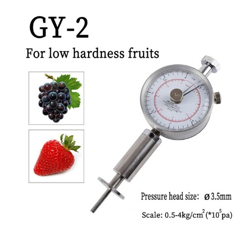 Probador de la dureza de la fruta, serie GY, penetrómetro de frutas, escorómetro de frutas: GY-2