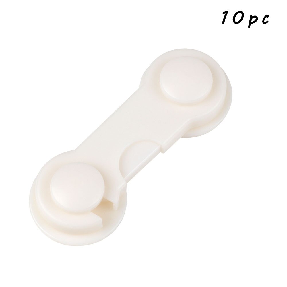 10pc Baby Security Protection Plastic Lock Child Cabinet Locking of Children Locking From Doors Drawers Baby Safety: 10pc-B06-03