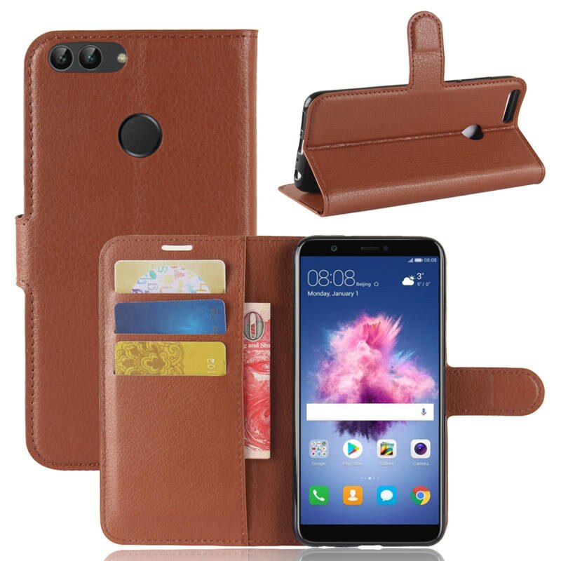 Funda de piel sintética para Huawei P Smart FIG-LX1, carcasa con tapa para Huawei P Smart FIG-L21, FIG L21, LX1, 5,65