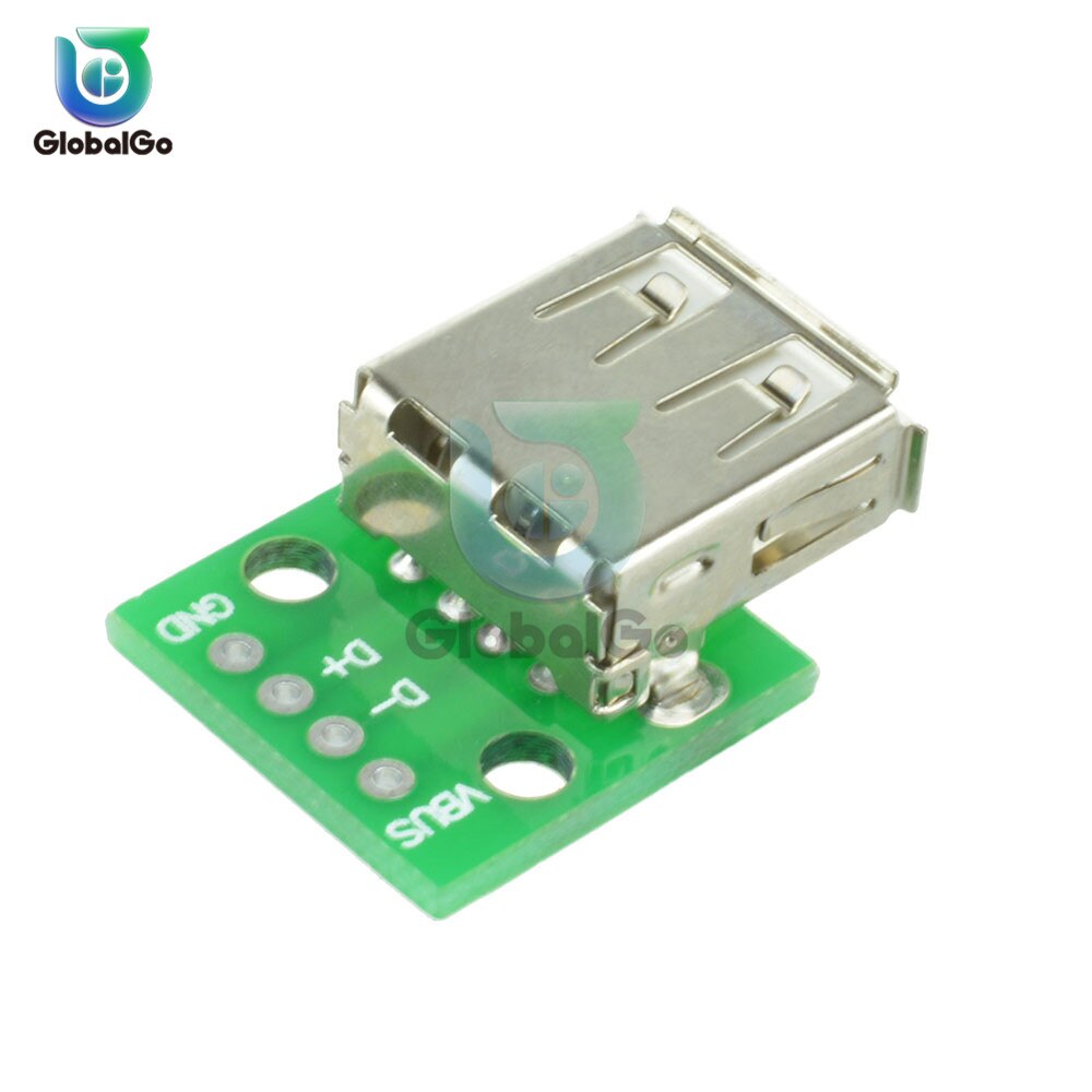 Micro USB DIP Adapter Male Female Connector Type B Type A Mini USB Connector Port Sockect Panel PCB Converter Breadboard: Type A USB female