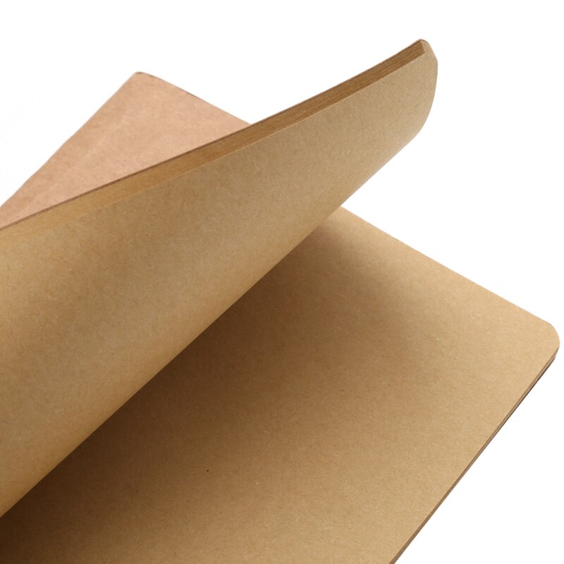 A5 Kraft Paper Journal Diary Note Book Blank Page Stationery Graffiti Planner