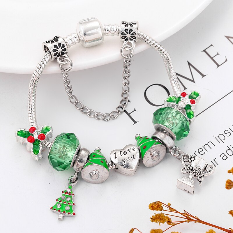 Togory Antieke Verzilverd Charm Armbanden Voor Vrouwen Diy Dier Stijl Kristal Kralen Fit Fijne Armband Sieraden