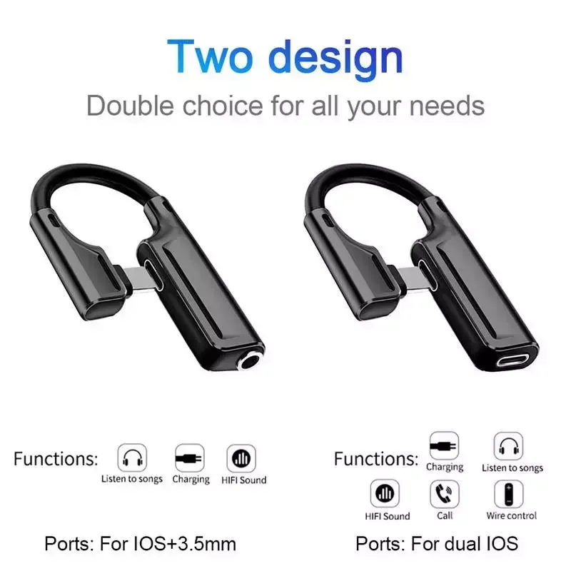 8-poliges bis 3,5-mm-Buchse-Aux-Kabel für iOS-Adapter-Kopfhörer anschluss für IP 14 13 12 Profi 7 8 Plus für iOS 14 über dem Ladekabel