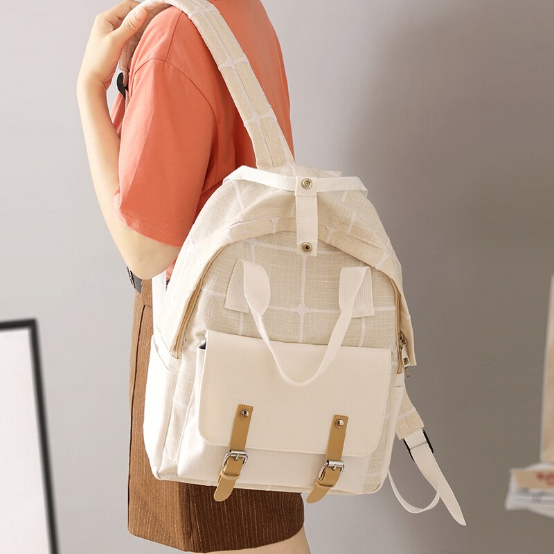 Søte dame ryggsekker for kvinner skole ryggsekk veske kvinnelige koreanske videregående studenter studenter bokveske mochila kawaii