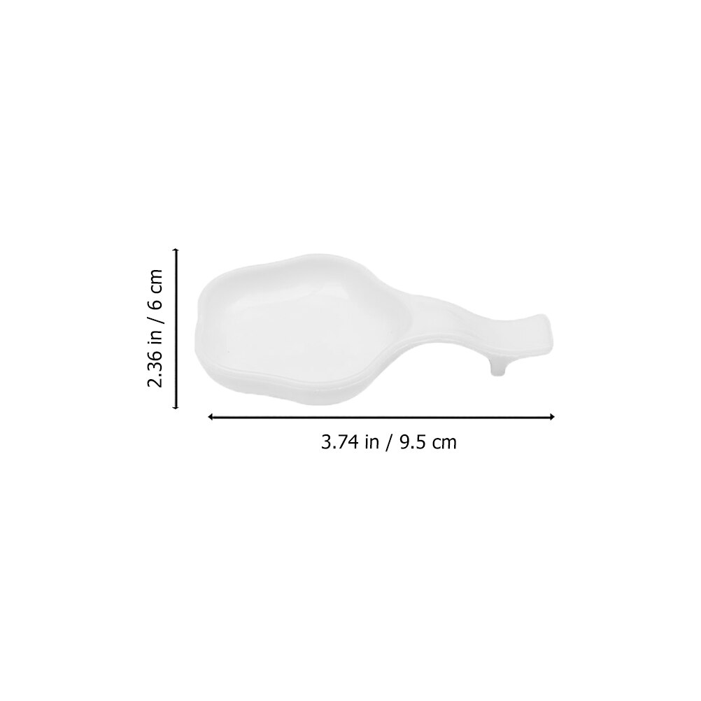 40 Stuks Kwast Wassen Gerechten Desktop Inkt Houders Plastic Inkt Platen Kantoor Inkt Levert