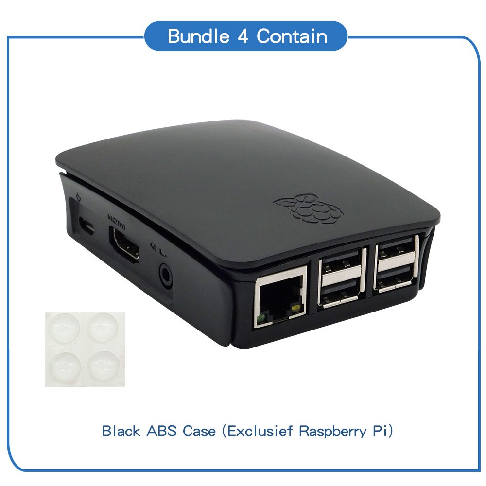 Raspberry Pi 3 Model B case 4 colors for Raspberry Pi 3 Model B+ , Pi 3 Model B: Black case case