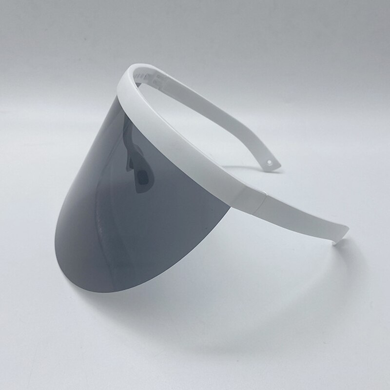 Oversized Exaggerated Visor Wrap Shield Large Mirror Sun Glasses Camping Half Face Shield Guard Protector Face Mask Goggles: 10