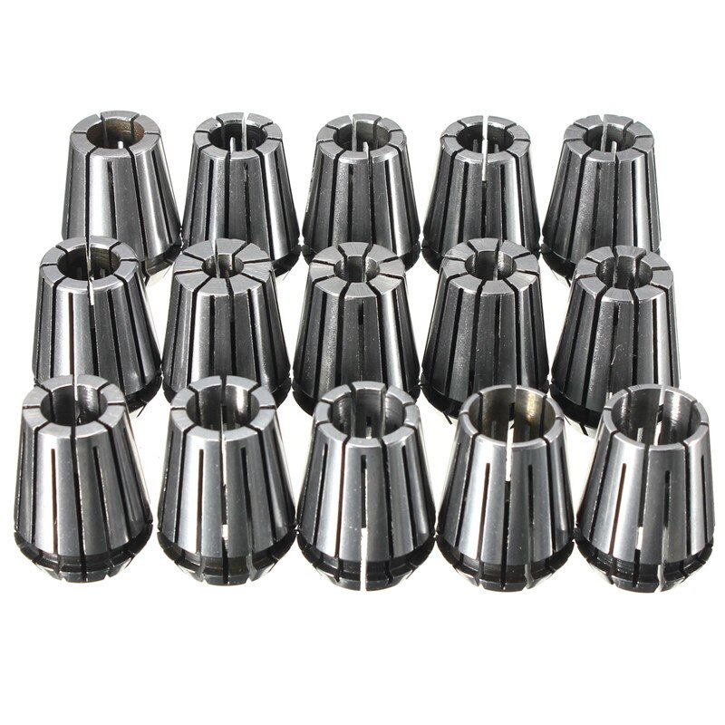 15Pcs ER25 Collet Tool Precision Spring Collet Set 2-16Mm Cnc Collet Chuck Voor Frezen Draaibank Gereedschap