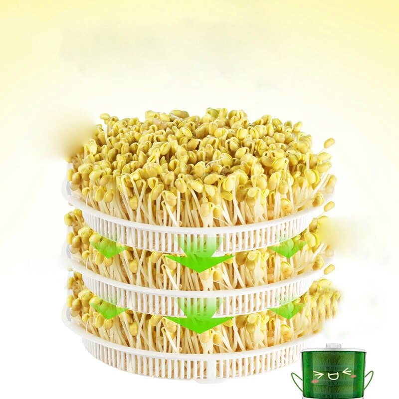 Electric Sprout Bud Machine Intelligent Thermostat Vegetable Green Seeds Growing Automatic Bean Sprouts Maker 2/3 Layer EU