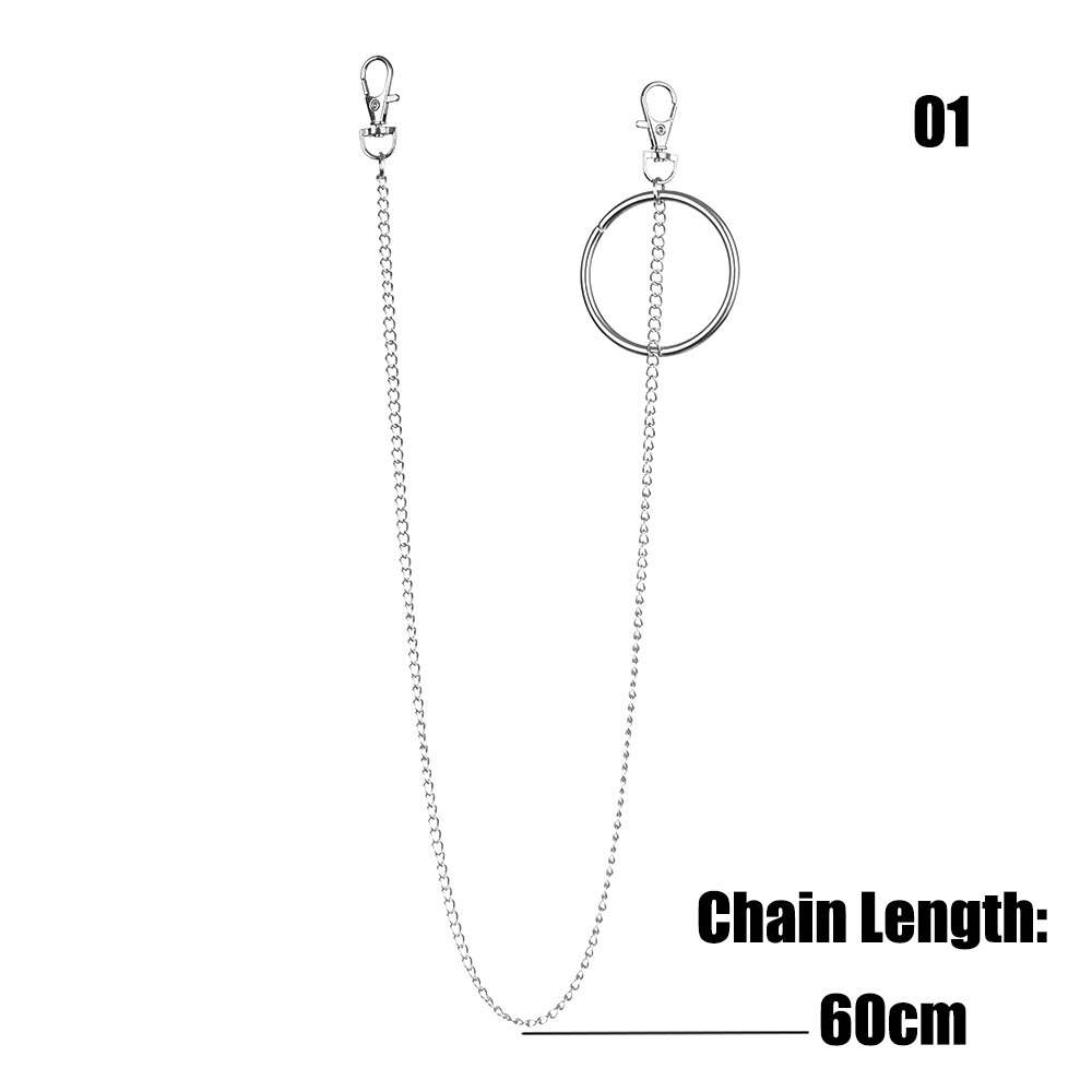 Stile Straße groß Ring Schlüssel Kette Felsen Punk Schlauch Hipster Schlüssel Ketten Schlauch Keychain HipHop Zubehör: A
