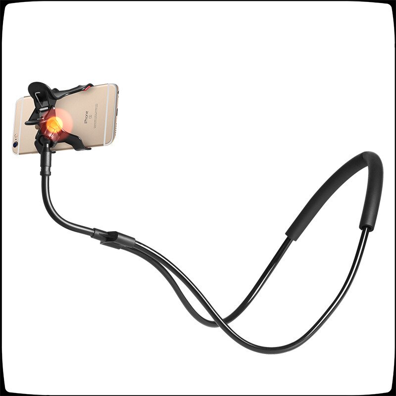 Smartphone holder Selfie Bracket Hanging Phone Holder Lazy Neck Mount Desktop Bed Car phone holder Electronics accessories
