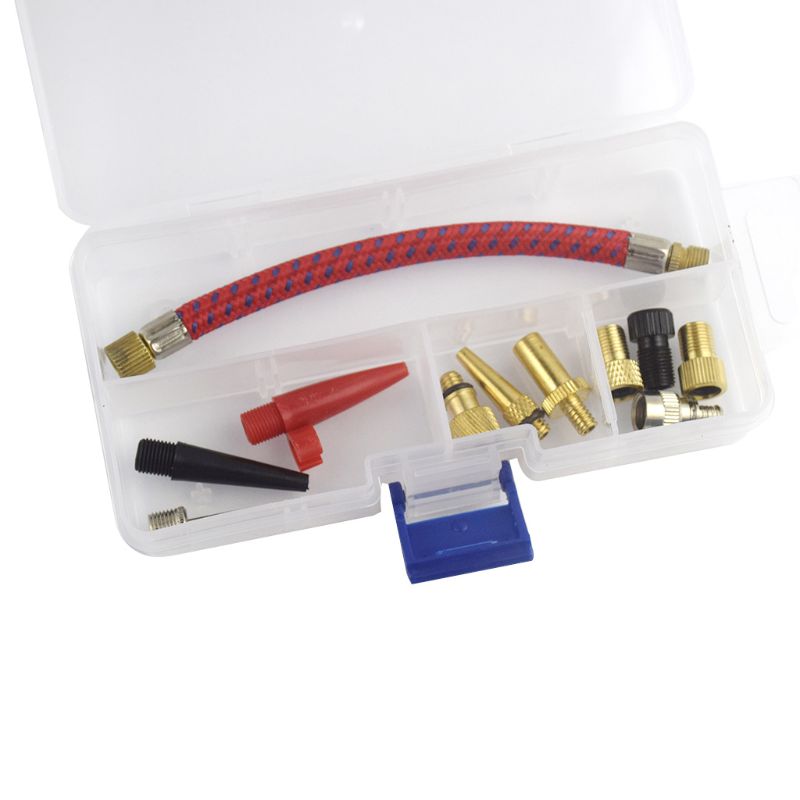 11 stuks fietsband luchtpomp vervangingsverlengslang voor ventiel